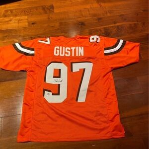 Porter Gustin Football Jersey with Number 97